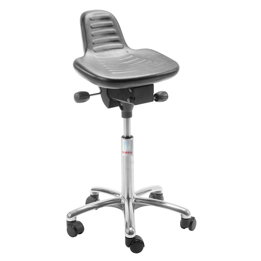 Produktabbildung: Global Stole A/S Stehhilfe Alfa Alu50, Sitzhöhe 560-750 mm