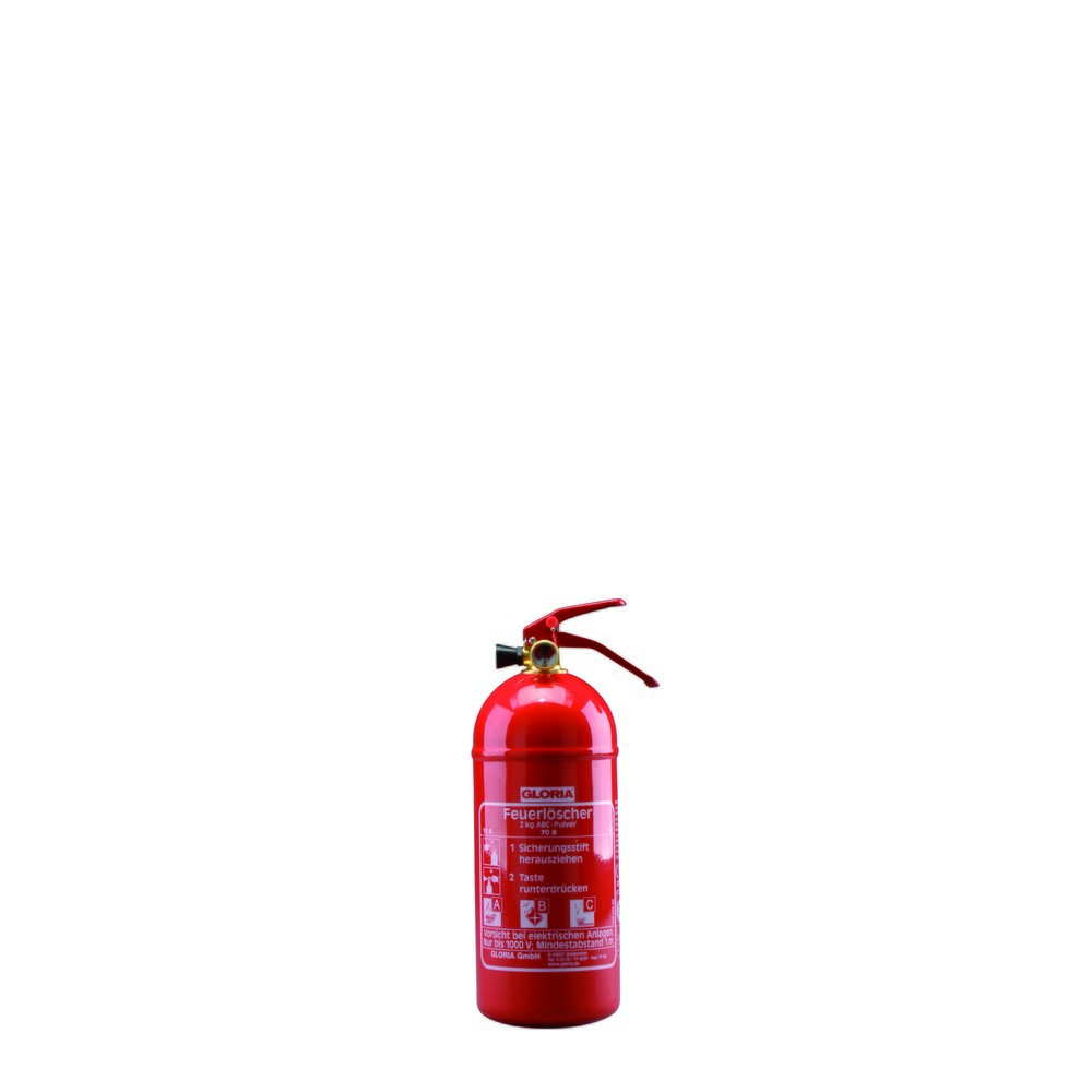 Produktabbildung: GLORIA® Dauerdruckfeuerlöscher PD2GA m.M.o.Pr. m.Kfz.-Halter (D/A)