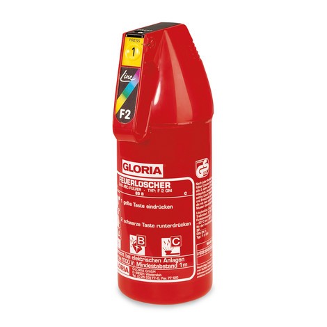 Feuerlöscher GLORIA® F2G, ABC-Pulver