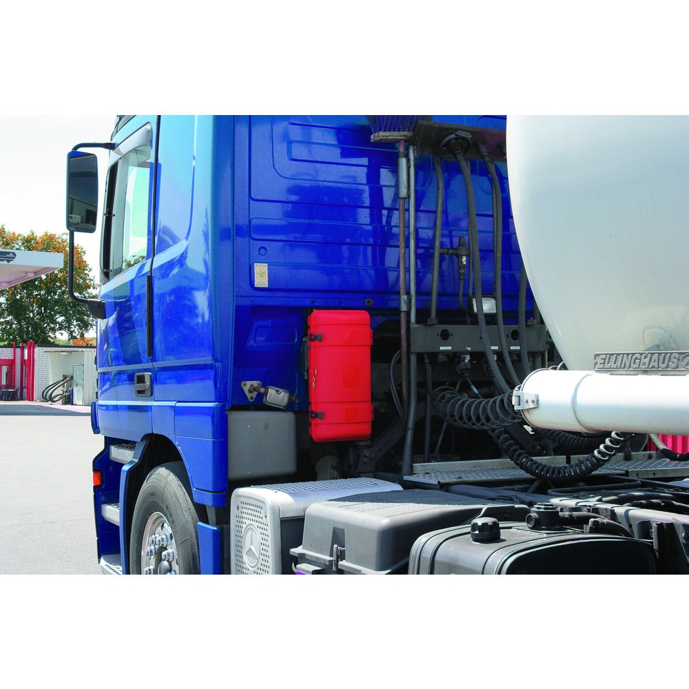 Produktabbildung: GLORIA® Feuerlöscherschutzhauben "Truckbox" ideal für Gefahrguttransporte