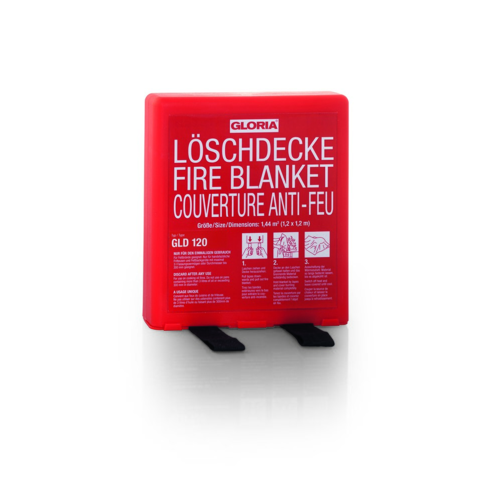 Produktabbildung Nr. 2: GLORIA® Löschdecke GLD120 (D/GB/F), 1200x1200mm