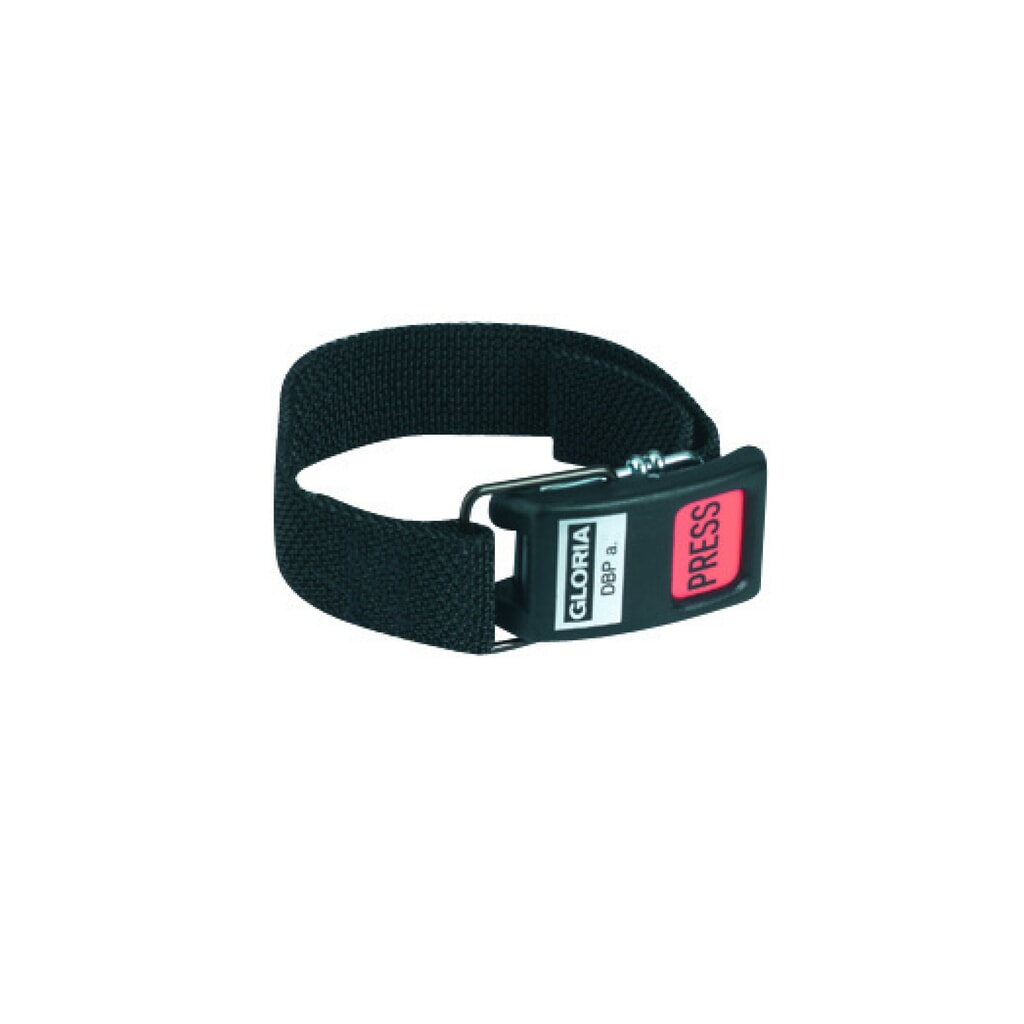 Produktabbildung: GLORIA® Press-Spannband kpl. mit Automatik-Schnellverschluss, F2/P2/PD2