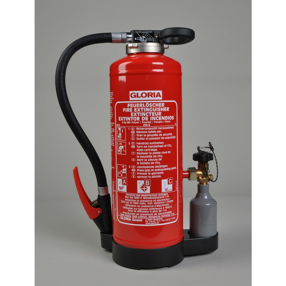 Produktabbildung: GLORIA® Pulver-Sonderfeuerlöscher P6G