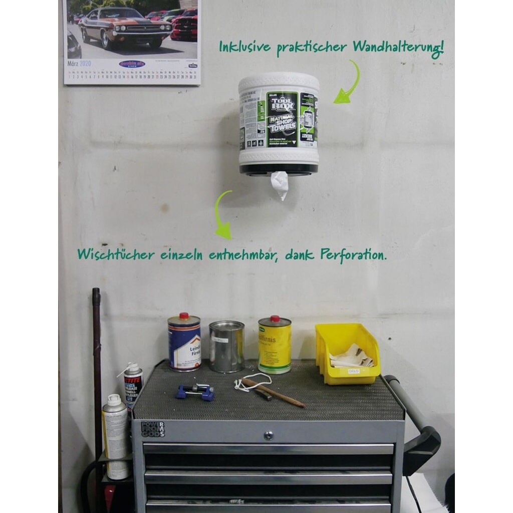 GreenX® Wischtuch-Rolle im BigGrip Spender Produktabbildung Nr. 4: GreenX® Wischtuch-Rolle im BigGrip Spender