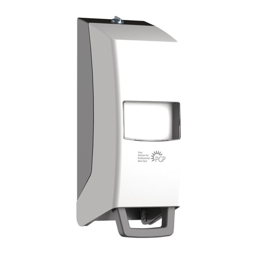 Produktabbildung: GREVEN Seifenspender VARIOMAT ECO, H351xB126xT130ca.mm, 2 l weiß