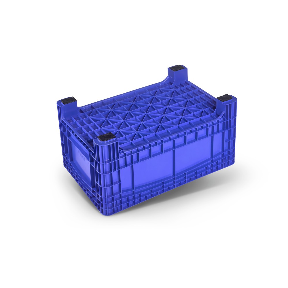 Produktabbildung Nr. 2: Großbehälter L, HxBxT 800 x 1.200 x 580 mm, 354 Liter, 4 Füße, blau