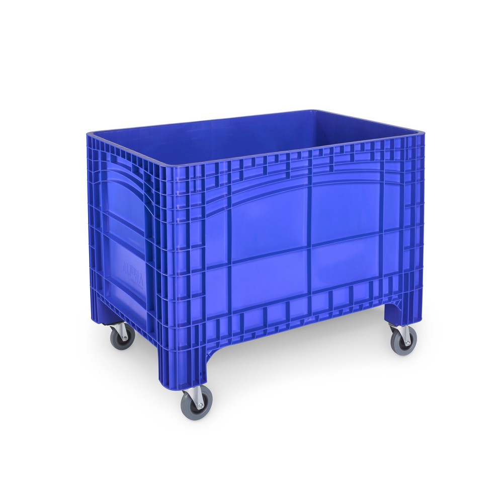 Produktabbildung Nr. 1: Großbehälter XL, HxBxT 800 x 1.200 x 800 mm, 535 Liter, 4 Lenkrollen, blau