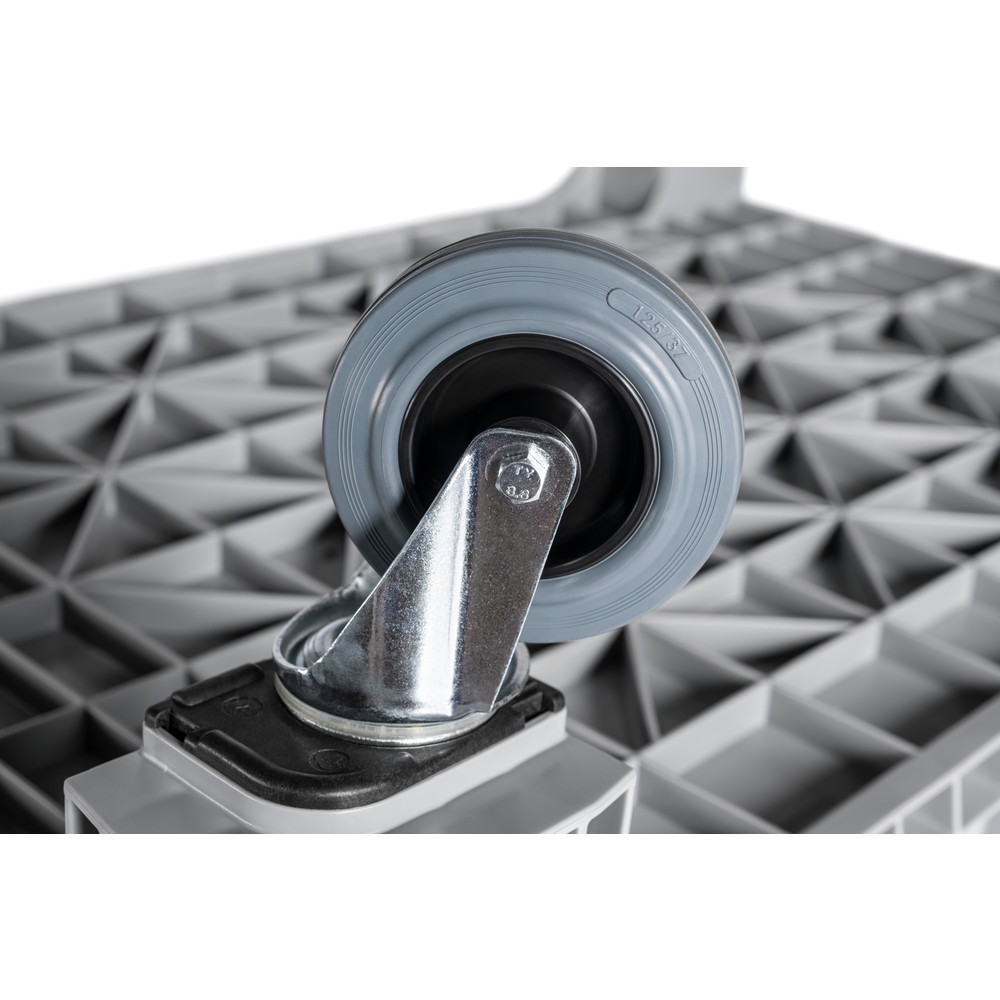 Produktabbildung Nr. 2: Großbehälter XL, HxBxT 950 x 1.200 x 800 mm, 535 Liter, 4 Lenkrollen, grau