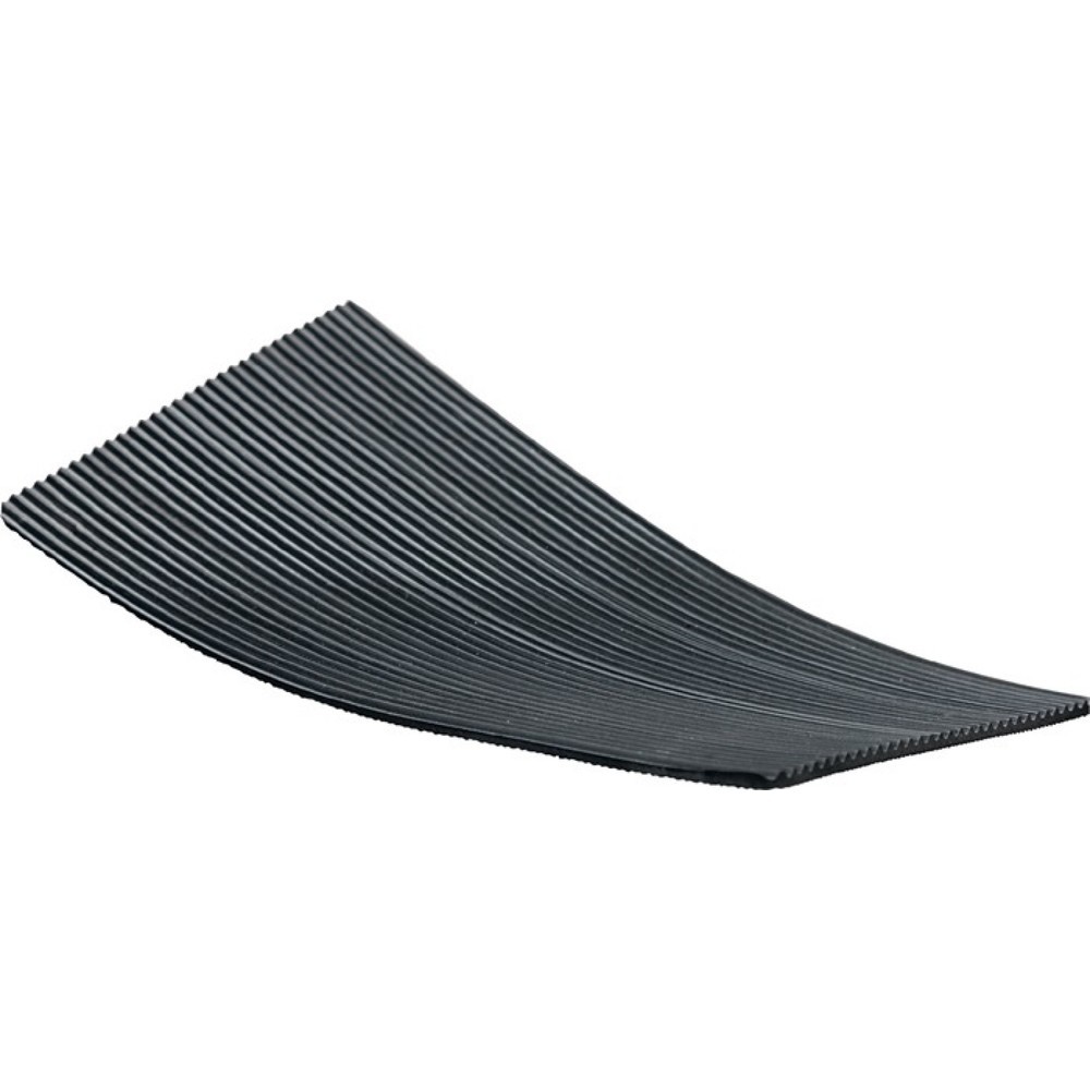 Produktabbildung: Gummifeinriefenmatte, schwarz NR/SBR, Breite 1 m Länge 10 m Dicke 3 mm, Rolle, o.Gewebeeinlage