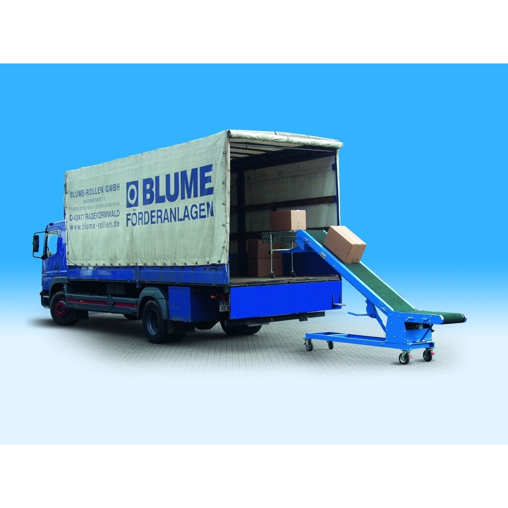Produktabbildung Nr. 2: BLUME Gurtförderer Typ BE, kompakte Lösung zum Be- und Entladen, 80 kg/m, Gesamtlänge 5,4 m, Gurtbreite 400 mm