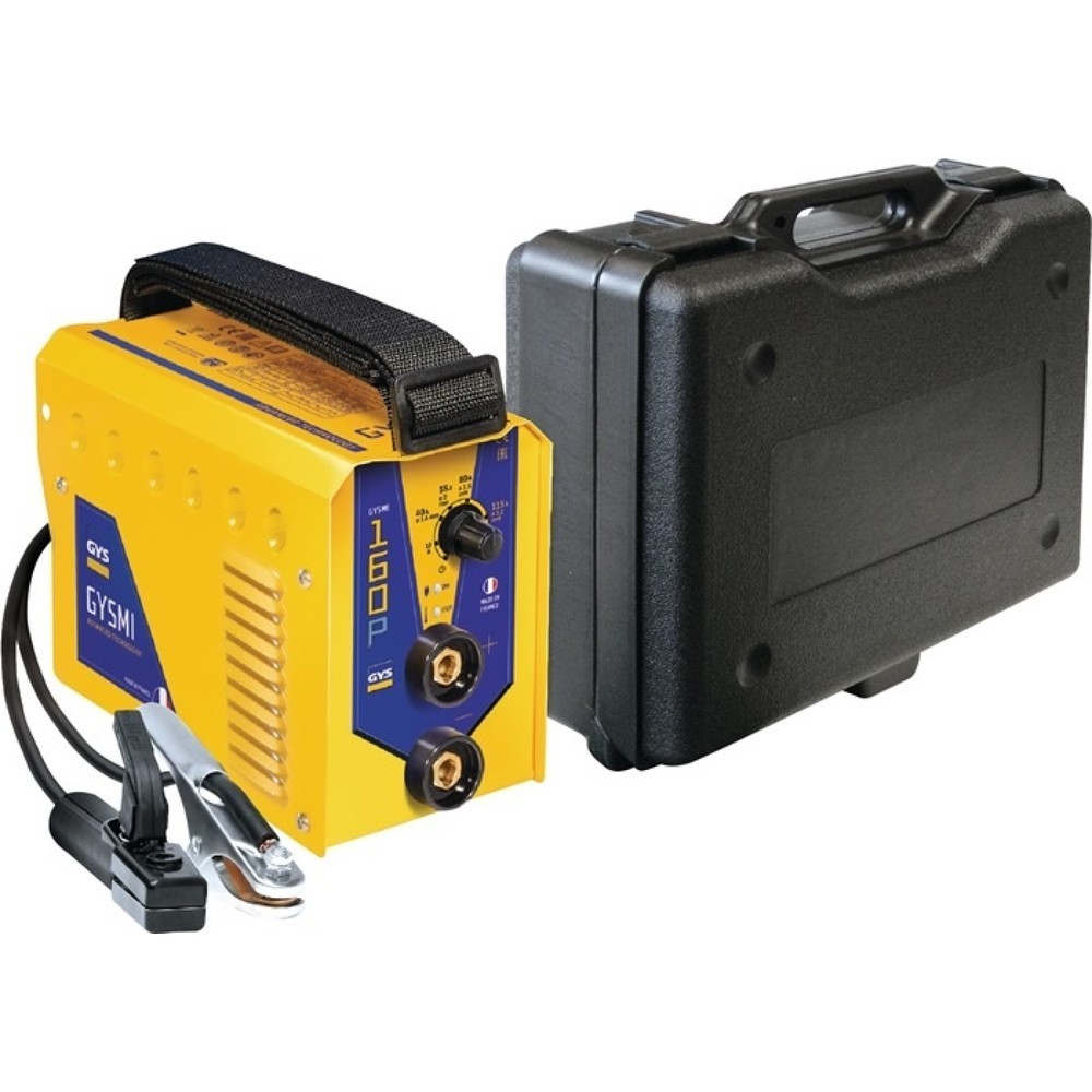 Produktabbildung: GYS Elektrodenschweißgerät GYSMI 160P, 10-160 A, mit Zubehör