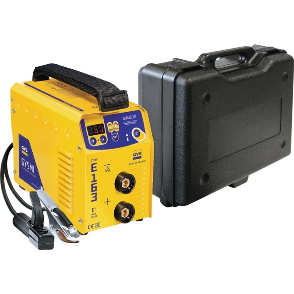 Produktabbildung: GYS Elektrodenschweißgerät GYSMI E163, 10 - 160 A, mit Zubehör