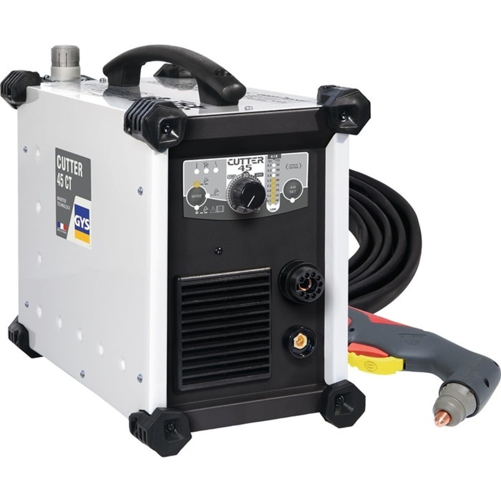 Produktabbildung: GYS Plasmaschneidinverter Cutter 45 CT, mit Zubehör