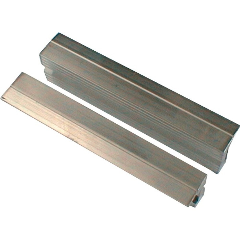 Produktabbildung: HAARHAUS Schraubstockschutzbacke 47/5 N f.Backen-B.100mm Rillenprofil Alu