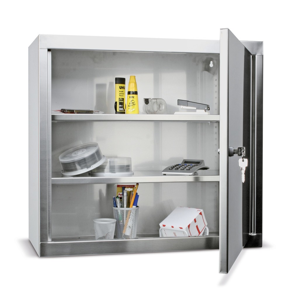 Produktabbildung: Hängeschrank aus Edelstahl, HxBxT 600 x 350 x 320 mm