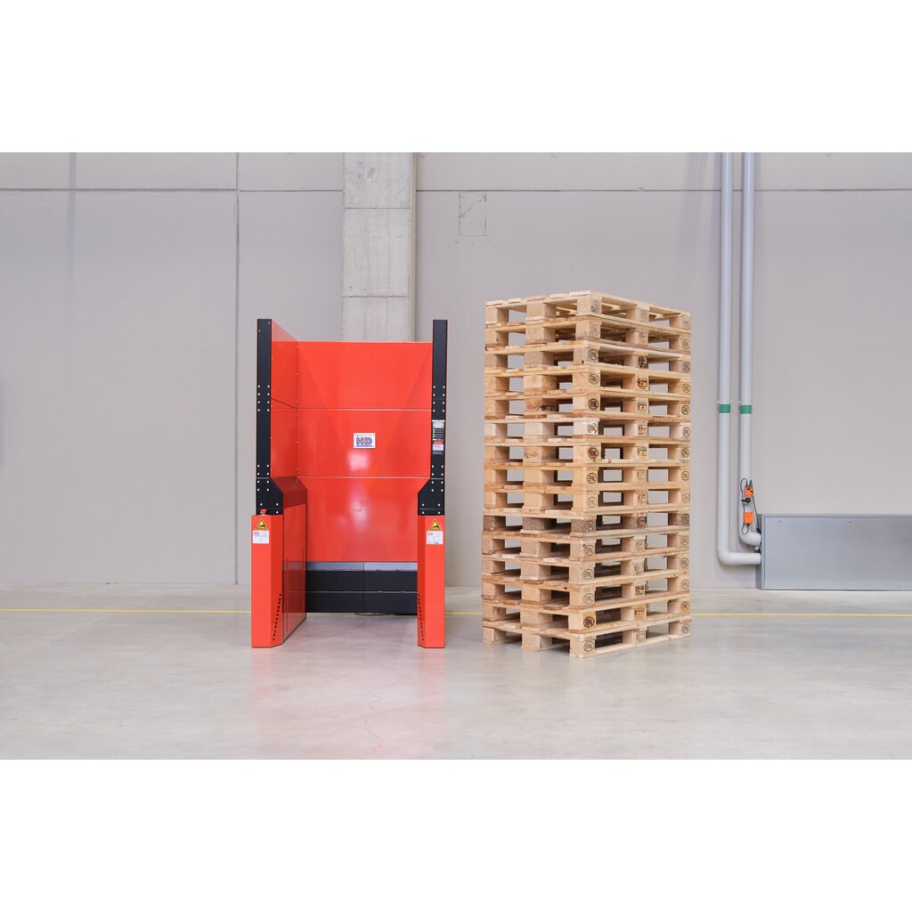 Hagenauer+Denk Palettenmagazin PalServer Elektro, 15 Paletten, BxL 800 x 1200 mm Produktabbildung: Hagenauer+Denk Palettenmagazin PalServer Elektro, 15 Paletten, BxL 800 x 1200 mm