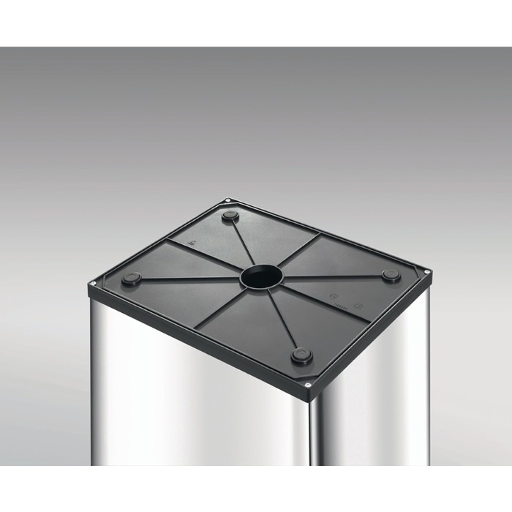 Produktabbildung Nr. 3: Hailo Abfallbehälter, H763xB339xT260mm, 52 l silber