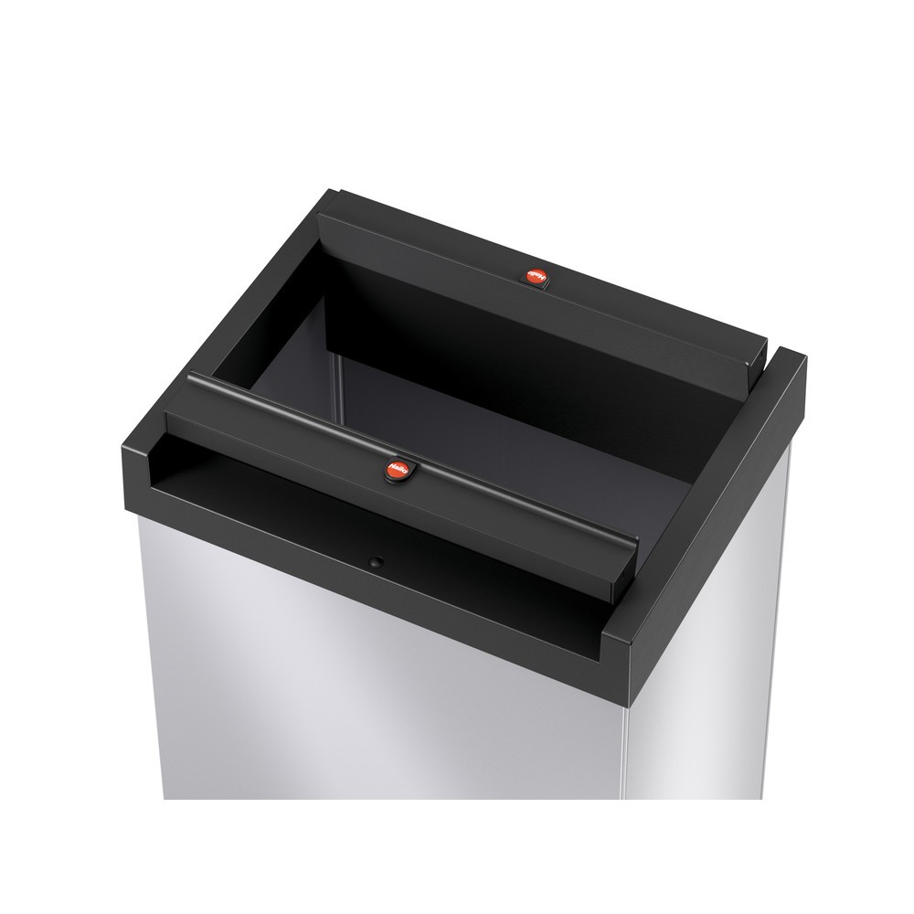 Produktabbildung Nr. 2: Hailo Abfallsammler Big-Box Swing L, 35 Liter, silberfarbig