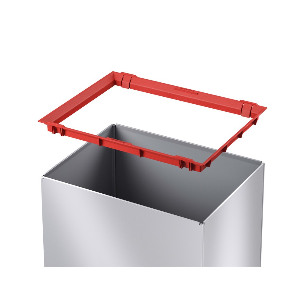 Produktabbildung Nr. 3: Hailo Abfallsammler Big-Box Swing L, 35 Liter, silberfarbig