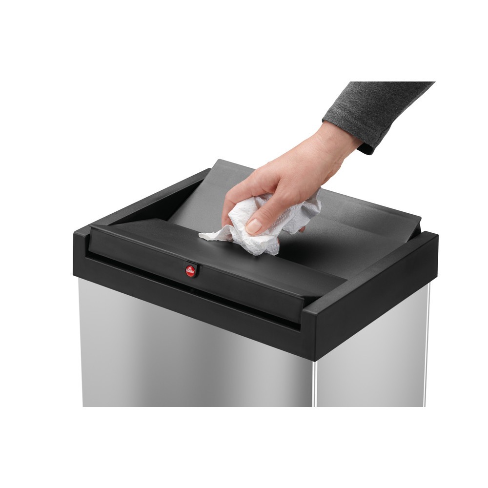 Produktabbildung Nr. 3: Hailo Abfallsammler Big-Box Swing XL, 52 Liter, Edelstahl