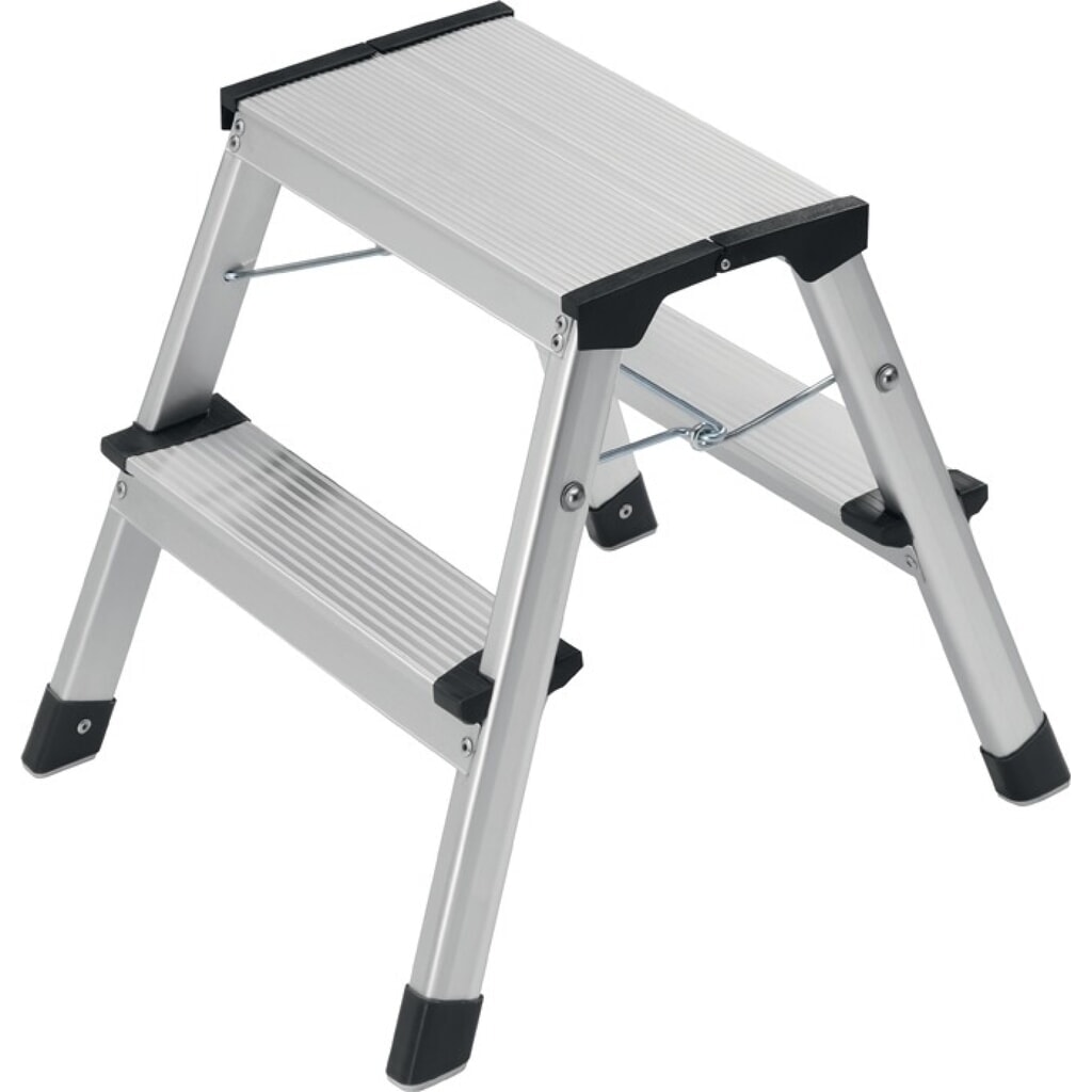 Hailo Klapptritt D60, StandardLine, Plattformhöhe 400 mm Produktabbildung: Hailo Klapptritt D60, StandardLine, Plattformhöhe 400 mm