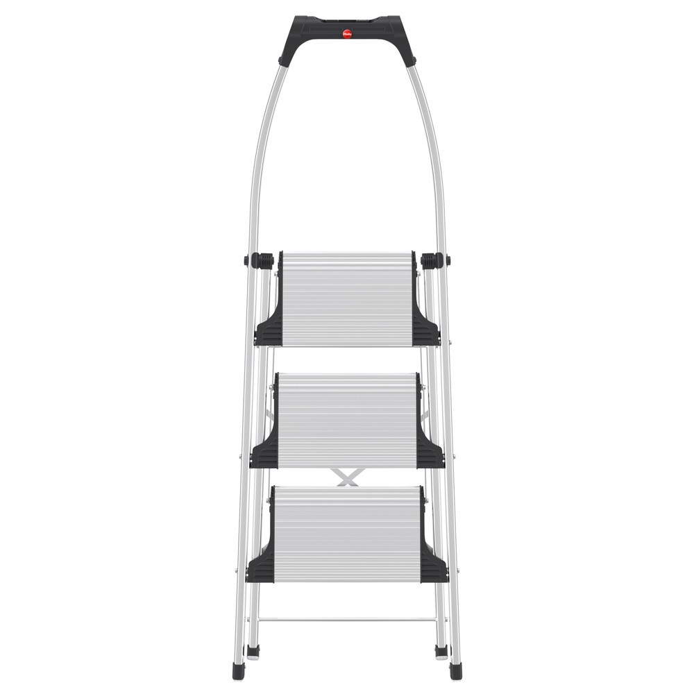 Produktabbildung Nr. 6: Hailo Klapptritt, Plattformhöhe 730 mm, Stufen einschl. Plattform 3, Aluminium mit Anti-Rutsch-Riffelung