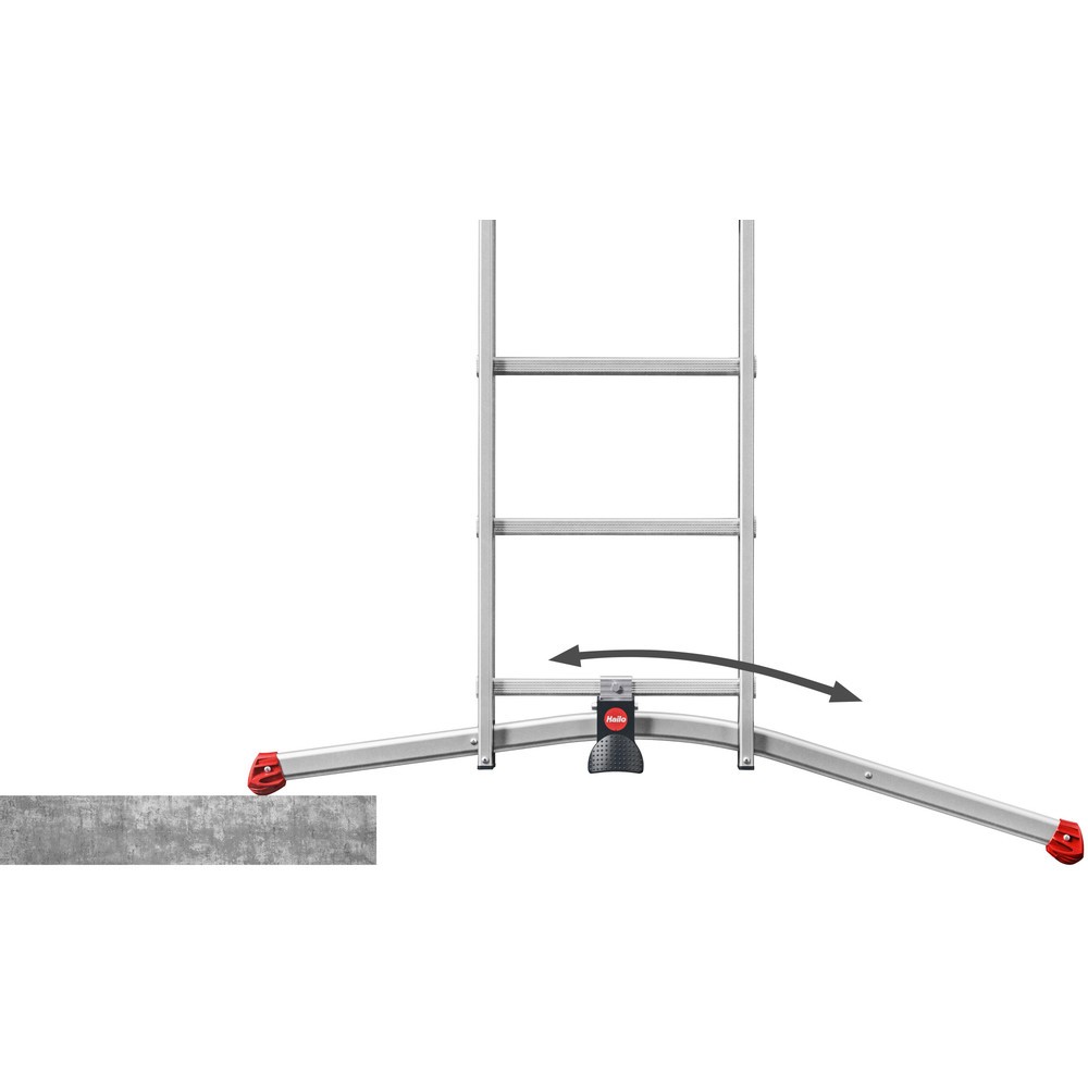 Produktabbildung Nr. 6: Hailo S120 Pro, Mehrzweckleiter 3-teilig, 3 x 12 Sprossen