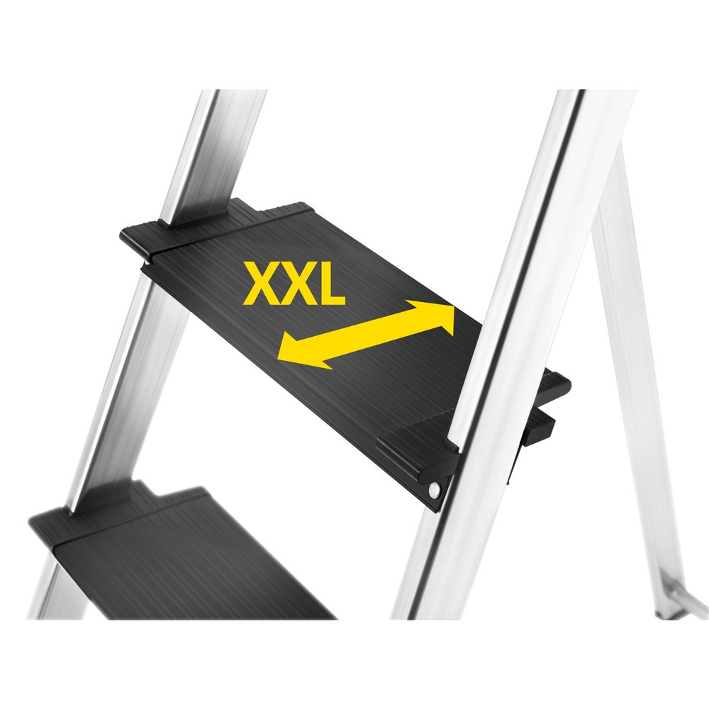 Produktabbildung Nr. 4: Hailo Stufen-Stehleiter L100 TopLine, Standhöhe 0,63 m