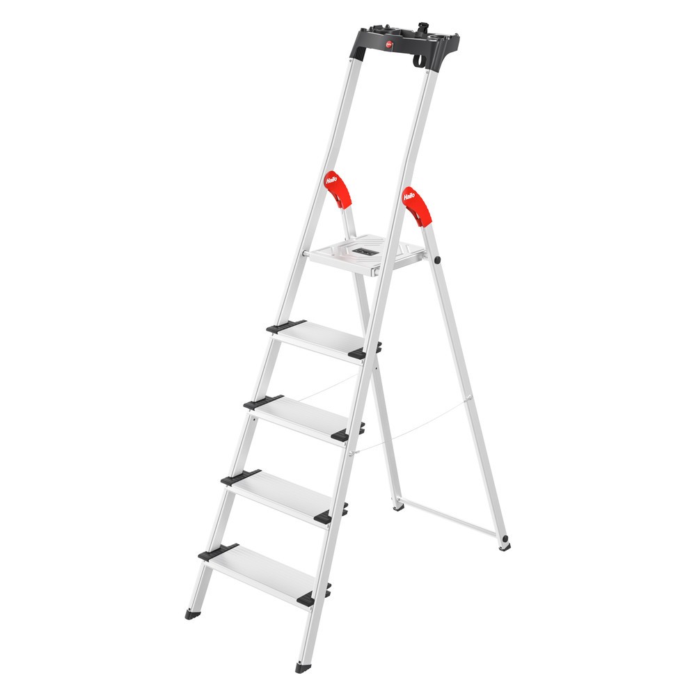Produktabbildung Nr. 1: Hailo Stufen-Stehleiter L80 ComfortLine, Standhöhe 1,07 m