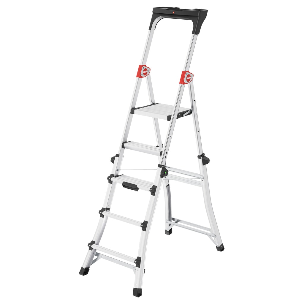 Produktabbildung: Hailo TL 100 TopLine, Teleskop Stehleiter