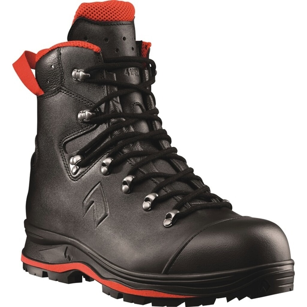 HAIX Sicherheitsstiefel TREKKER PRO 2.0, S3 HRO HI CI WR SRC EN ISO 20345, Größe 9 (43) schwarz/rot, Waterproof Leder Produktabbildung: HAIX Sicherheitsstiefel TREKKER PRO 2.0, S3 HRO HI CI WR SRC EN ISO 20345, Größe 9 (43) schwarz/rot, Waterproof Leder