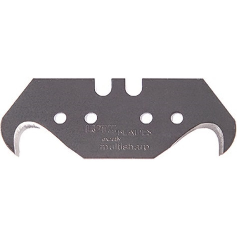 Produktabbildung: Hakenklinge multisharp L48,2xB18,7xS0,65mm m.Lochung 10 St./Spender LUTZ BLADES