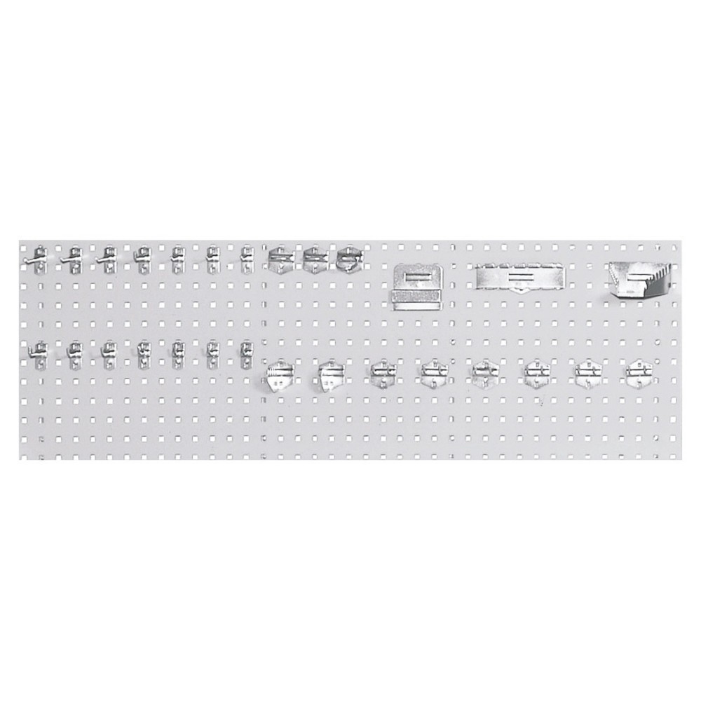 Produktabbildung: Bedrunka+Hirth Lochplatte für Arbeitstische und Werkbänke, BxH 1.500 x 450 mm