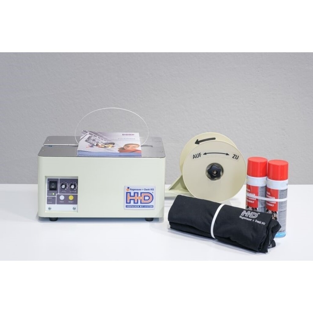 Produktabbildung Nr. 6: Halbautomatische Umreifungsmaschine HDS-12 Mini, kompaktes Tischgerät, für Bandbreite 9 mm