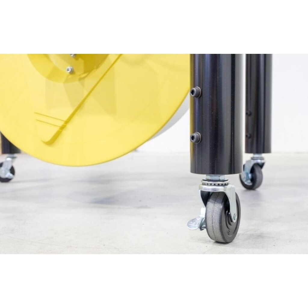 Halbautomatische Umreifungsmaschine HDS-25, mobil mit Lenkrollen, für Bandbreite 12 mm Produktabbildung Nr. 5: Halbautomatische Umreifungsmaschine HDS-25, mobil mit Lenkrollen, für Bandbreite 12 mm