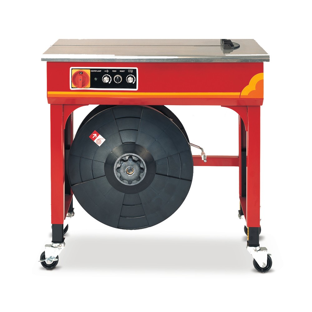 Produktabbildung: Halbautomatische Umreifungsmaschine Universal, für Bandbreite 13 mm, offen