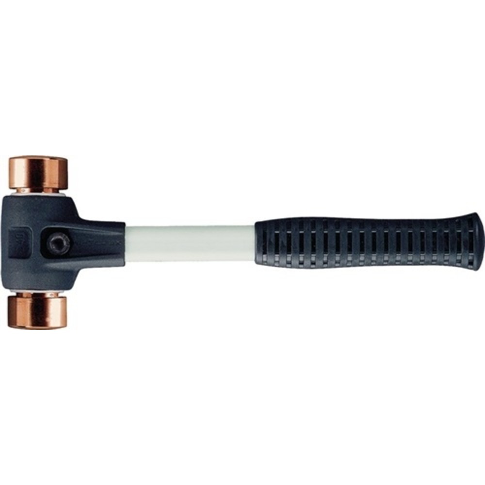 Produktabbildung: Schonhammer SIMPLEX L.300mm Kopf-D.30mm hart Fiberglas Kupfer m.Ku-Hülse