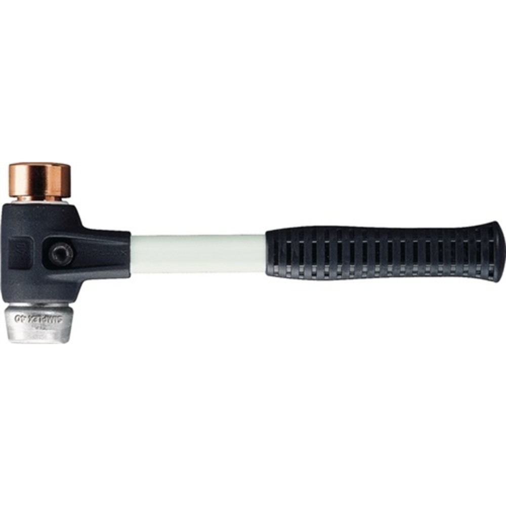 Produktabbildung: Schonhammer SIMPLEX L.300mm Kopf-Ø 30mm hart Fibergl.Stahlguss Ku./Weichme.si.