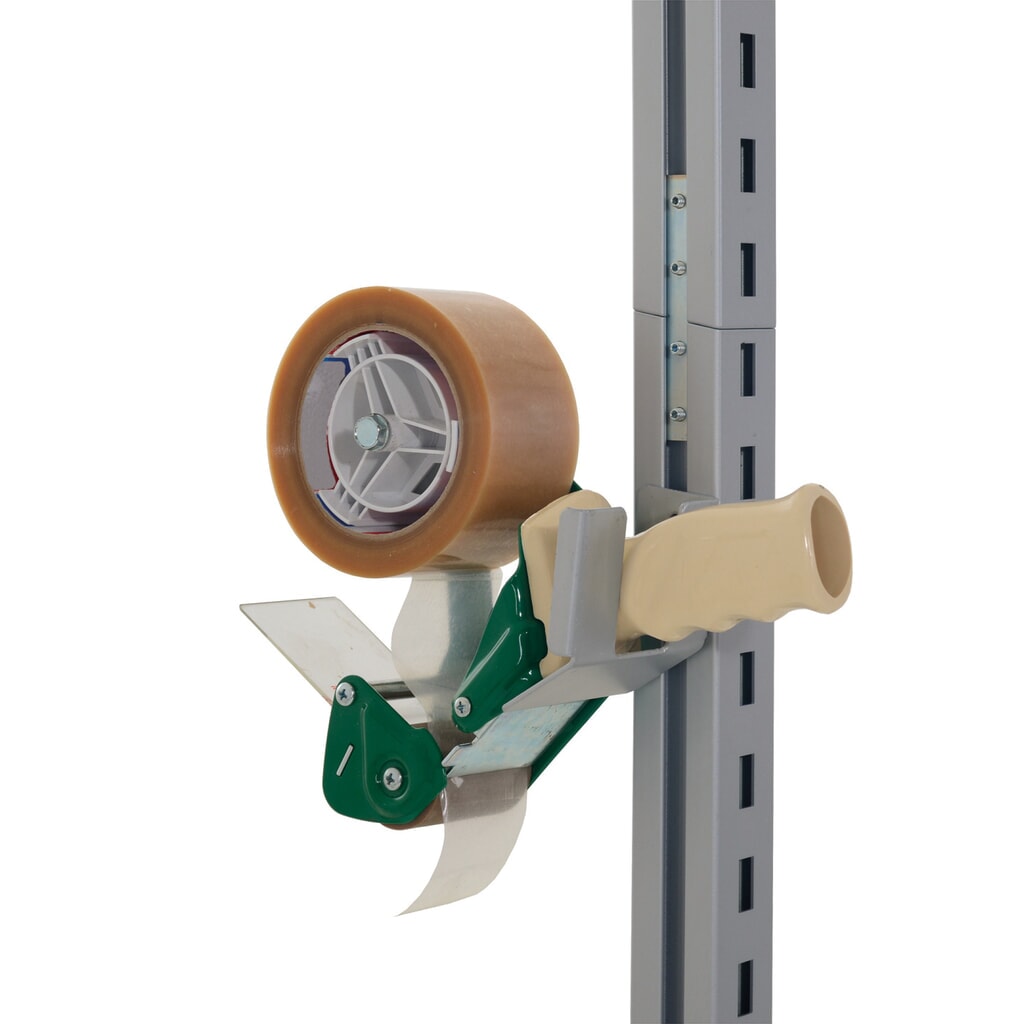 Produktabbildung: Halter für Klebebandabroller für Rocholz Packtisch, HxBxT 78 x 95 x 38 mm