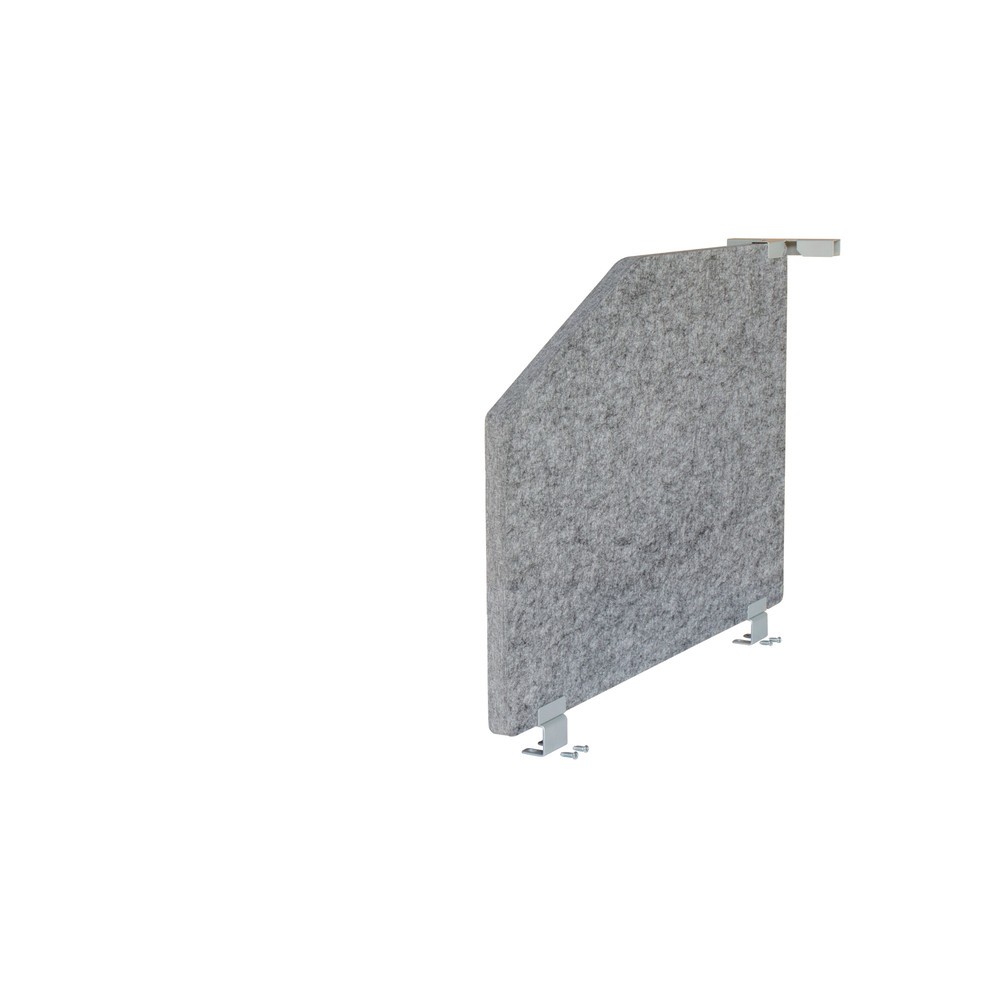 Produktabbildung: Hammerbacher 1-Set Akustikseitenwand 73,5x50, grau-meliert