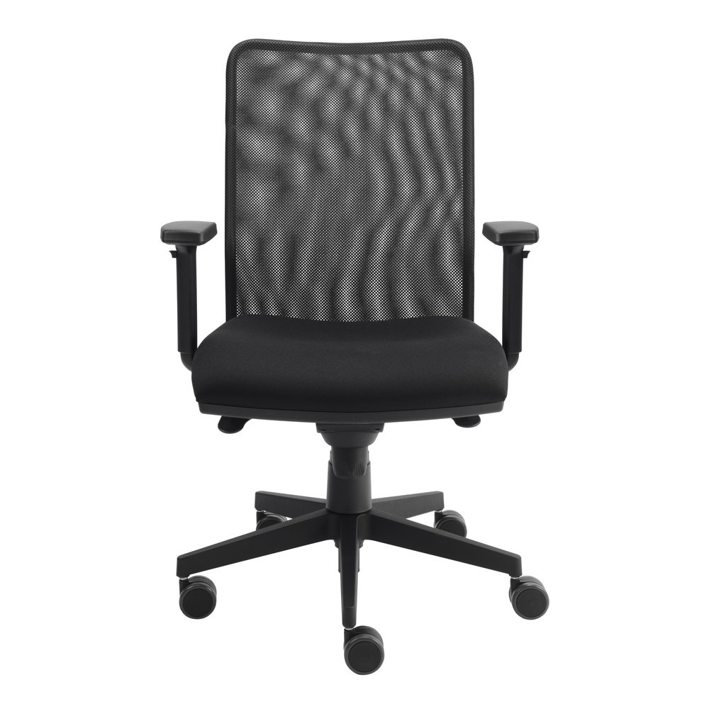 Produktabbildung: Hammerbacher Bürodrehstuhl Solid 2, Netzrücken, höhenverstellbare Armlehnen
