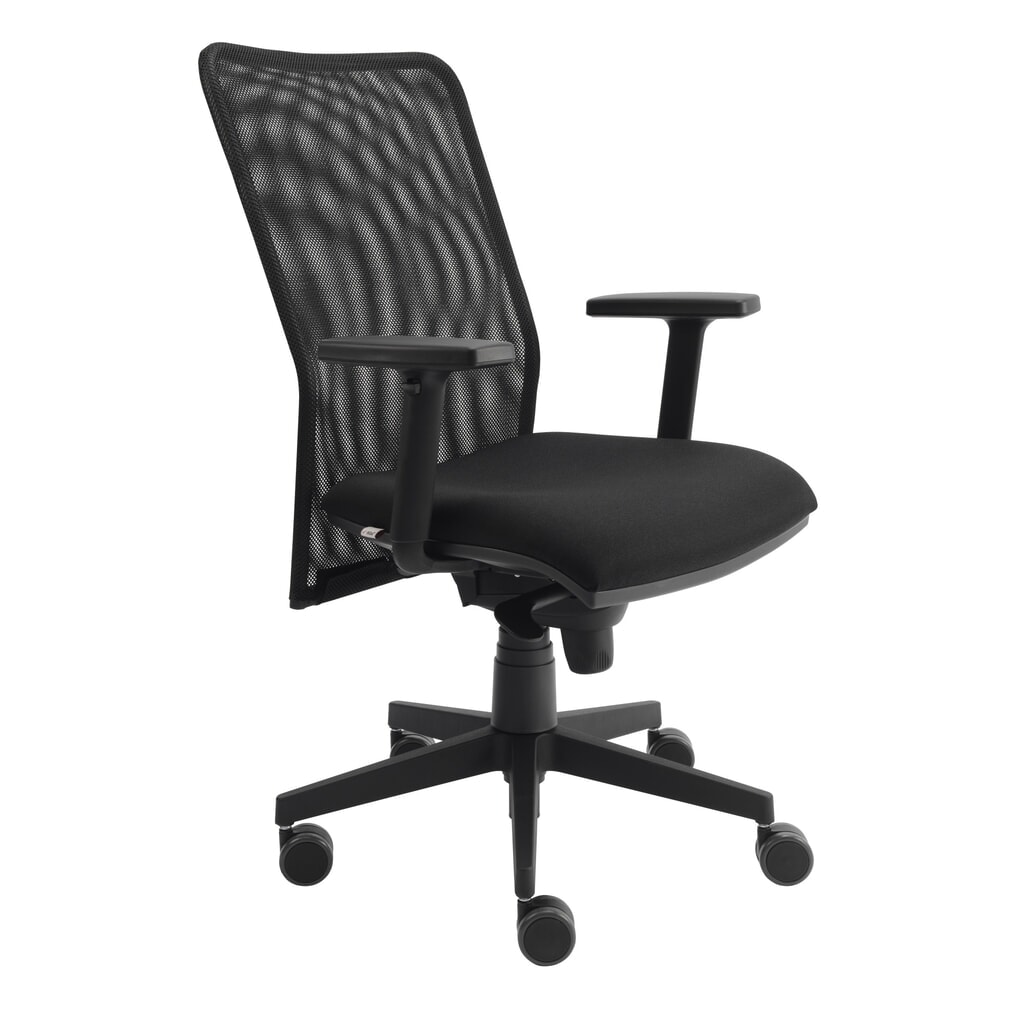 Hammerbacher Schwerlast-Bürostuhl Solid 2, Netzrücken, höhenverstellbare Armlehnen Produktabbildung Nr. 2: Hammerbacher Schwerlast-Bürostuhl Solid 2, Netzrücken, höhenverstellbare Armlehnen