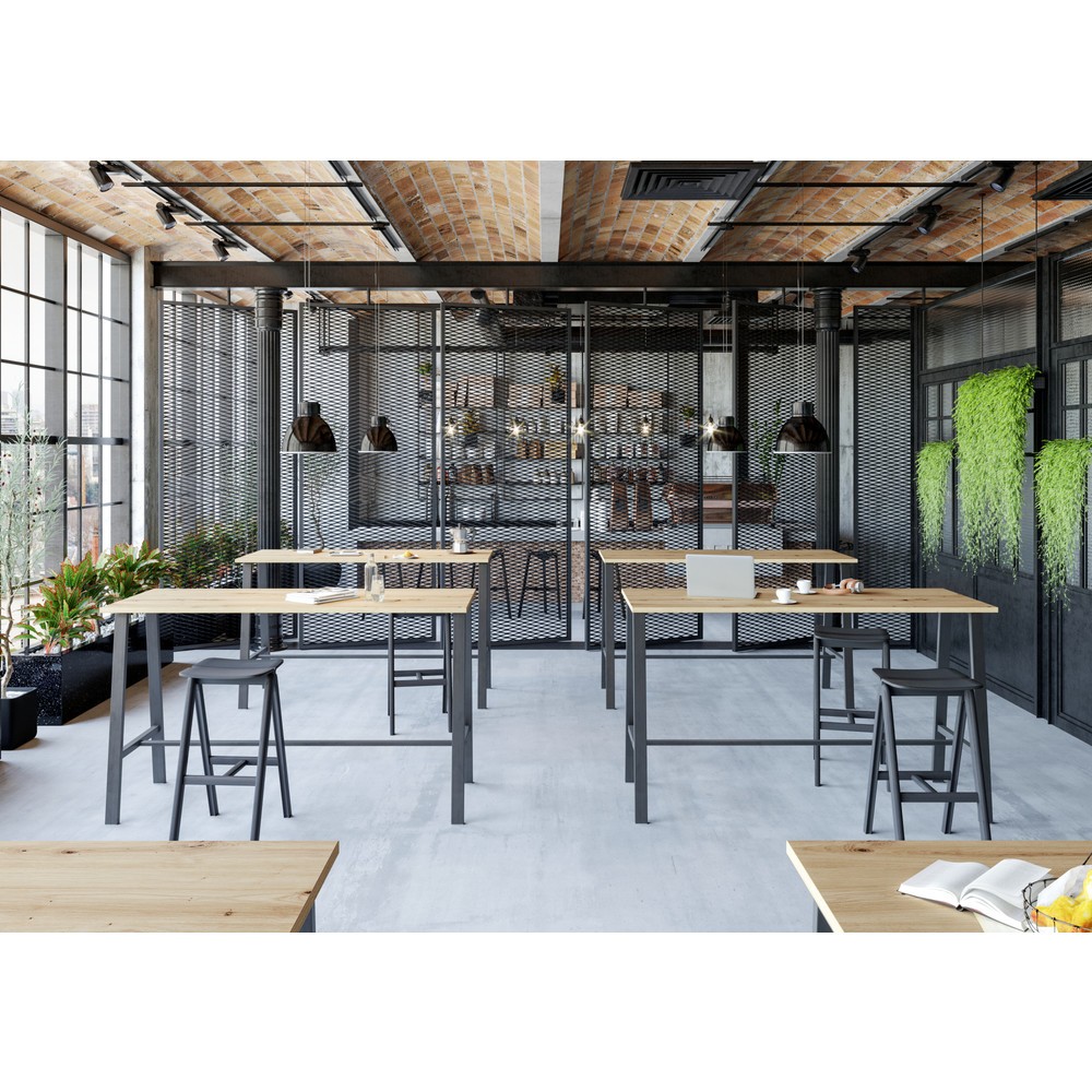 Produktabbildung Nr. 6: Hammerbacher Konferenztisch Meeting Point, HxBxT 1.042 x 1.750 x 680 mm, Asteiche