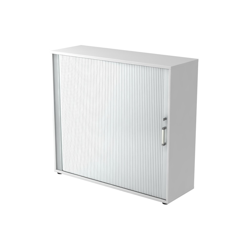 Produktabbildung: Hammerbacher Rollladenschr.hor. 3OH 120cm CE Weiß/Silber