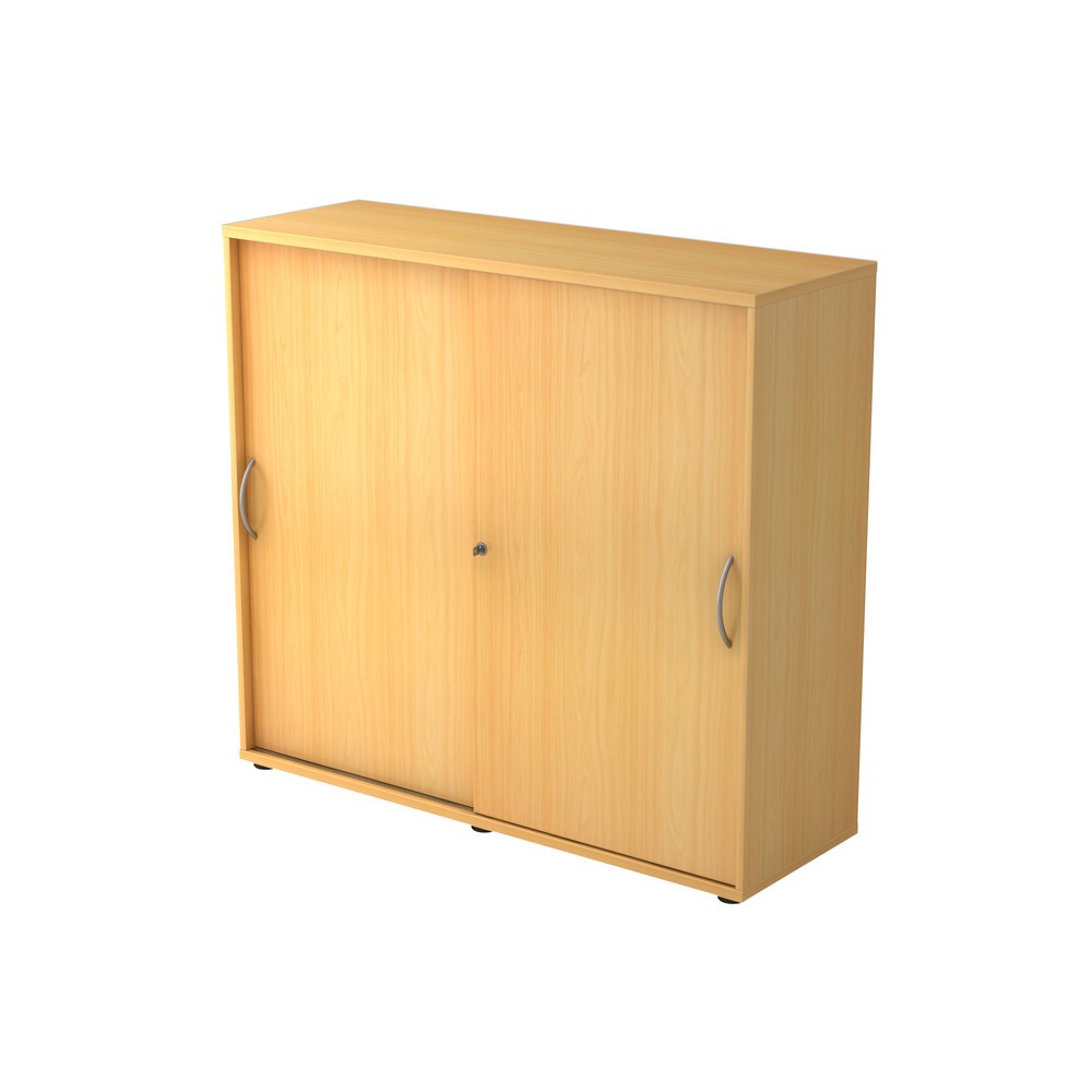 Produktabbildung: Hammerbacher Schiebetürschrank 3OH 120cm BM Buche/Buche
