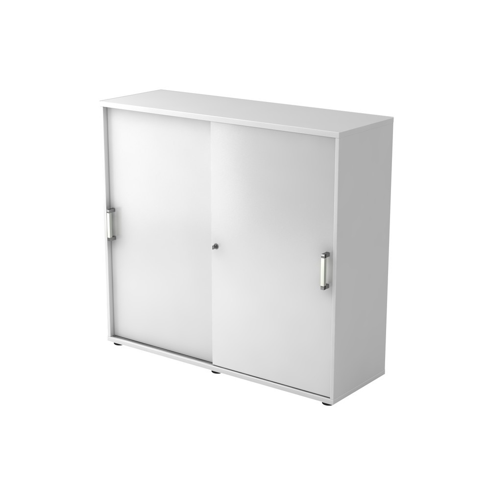 Produktabbildung: Hammerbacher Schiebetürschrank 3OH 120cm CE Weiß/Weiß