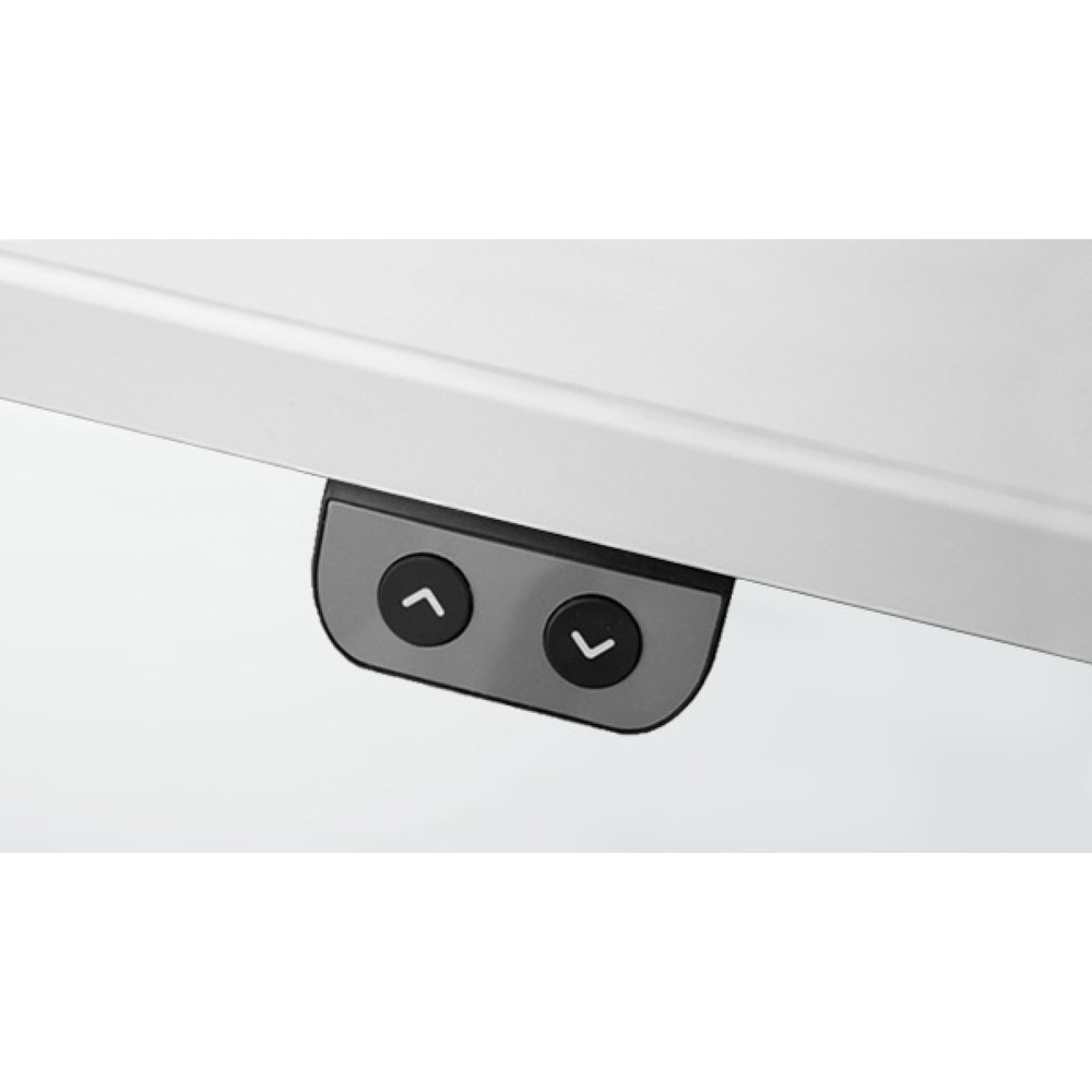 Produktabbildung Nr. 4: Hammerbacher Elektrisch höhenverstellbarer Schreibtisch 1-stufig, C-Fuß, BxT 1.600 x 800 mm, Ahorn, graphit