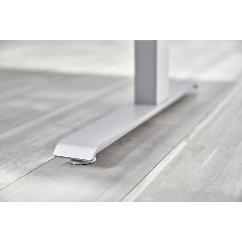 Produktabbildung Nr. 3: Hammerbacher Elektrisch höhenverstellbarer Schreibtisch 2-stufig, Memory-Schalter, C-Fuß, BxT 1.800 x 800 mm, Buche, graphit