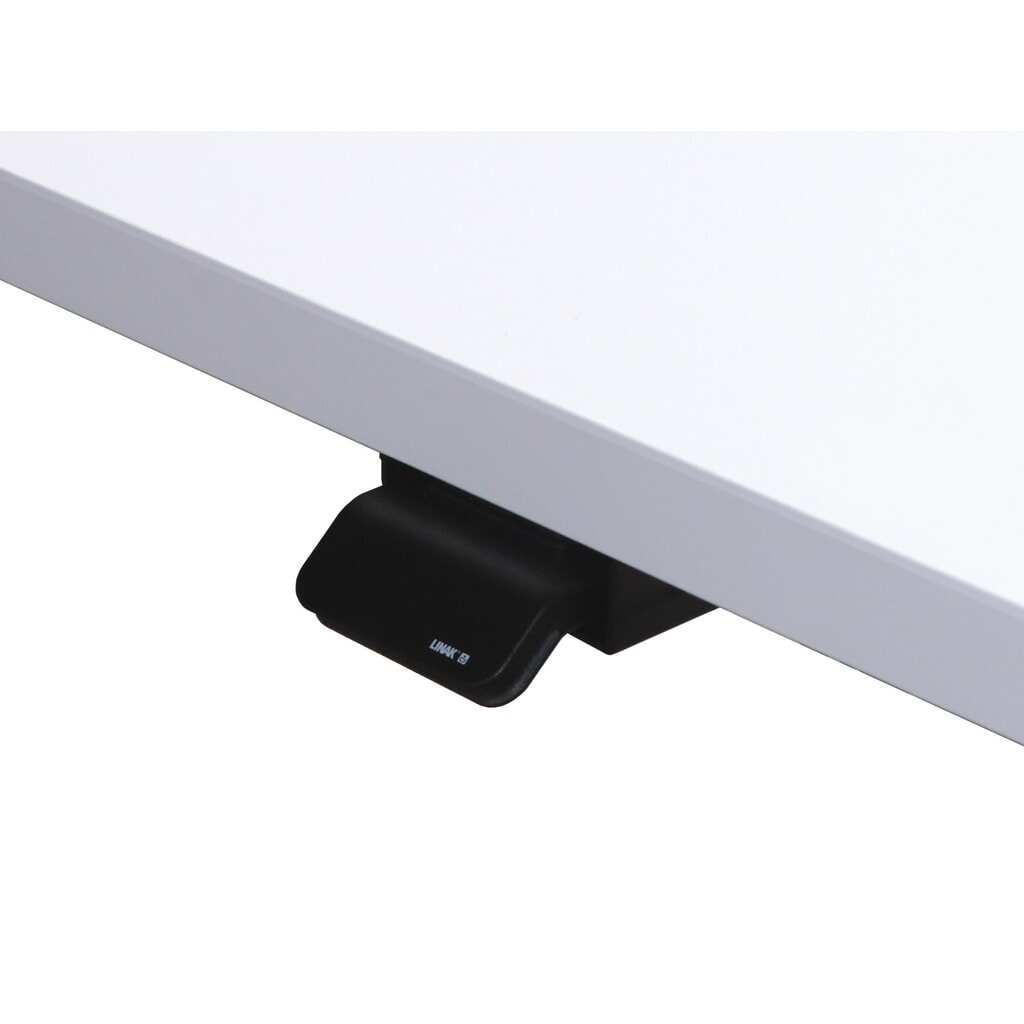 Hammerbacher Schreibtisch, elektrisch höhenverstellbar, BxT 1.600 x 800 mm, weiß Produktabbildung Nr. 7: Hammerbacher Schreibtisch, elektrisch höhenverstellbar, BxT 1.600 x 800 mm, weiß