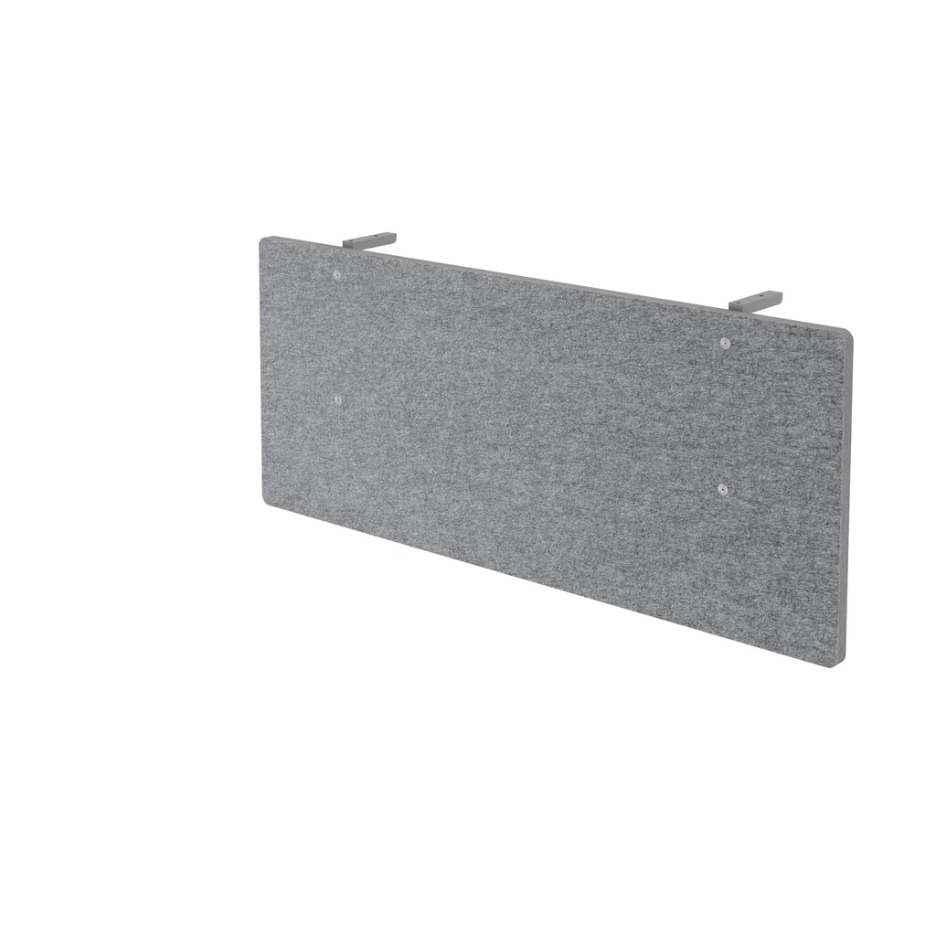 Hammerbacher Sichtblende,Schallsch. für 120er Tisch, grau Produktabbildung: Hammerbacher Sichtblende,Schallsch. für 120er Tisch, grau